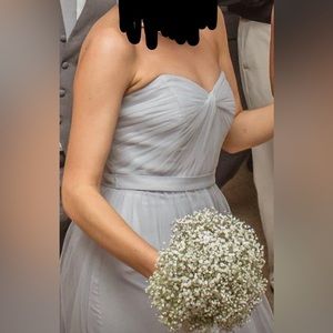 David’s Bridal, size 0, Gray